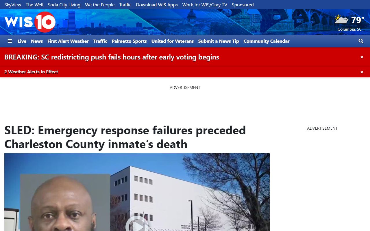 Charleston County warrant records - WIS-TV news report March 2026